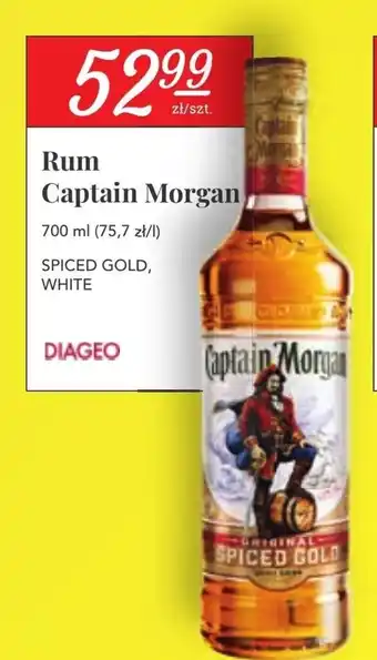 Stokrotka Rum Captain Morgan 40% 0,7l oferta