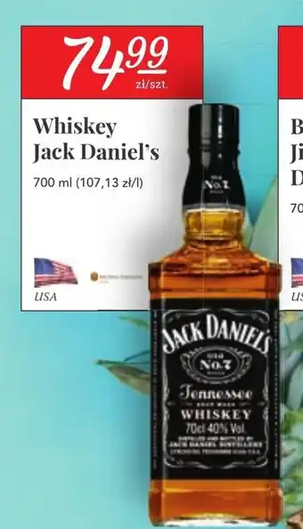 Stokrotka Whiskey Jack Daniel's 40% 0,7l oferta