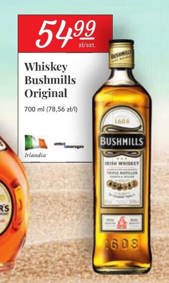 Stokrotka Whiskey Bushmills 40% 700ml oferta