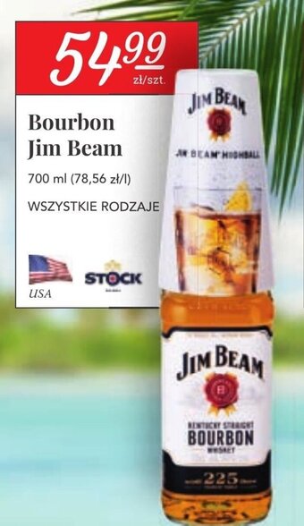 Stokrotka Bourbon Jim Beam 700ml oferta