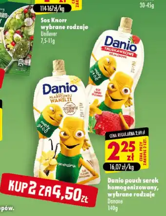 Premium Nasz Sklep Danio pouch serek homogenizowany 140g oferta