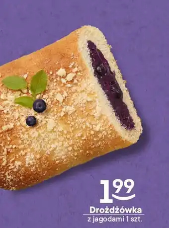 Żabka Drożdżówka z jagodami 1szt. oferta