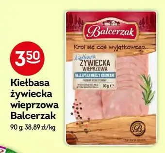 Kiełbasa żywiecka wieprzowa Balcerzak 90g