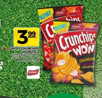 Topaz Crunchips Chipsy 110g oferta