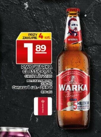 Topaz Piwo Warka Classic 500ml oferta