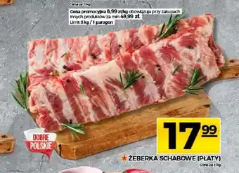 Topaz Żeberka schabowe 1kg oferta