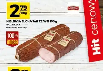 Topaz Kiełbasa sucha jak ze wsi 100g oferta