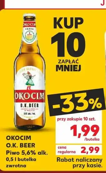 Kaufland Piwo Okocim OK 500ml oferta