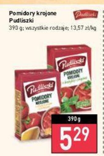 Stokrotka Pudliszki Pomidory krojone 390g oferta