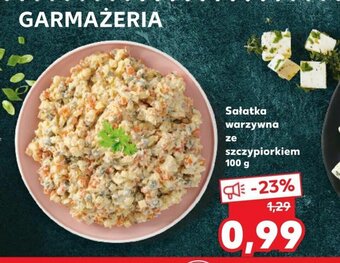 Kaufland Sałatka warzywna ze szczypiorkiem 100g oferta