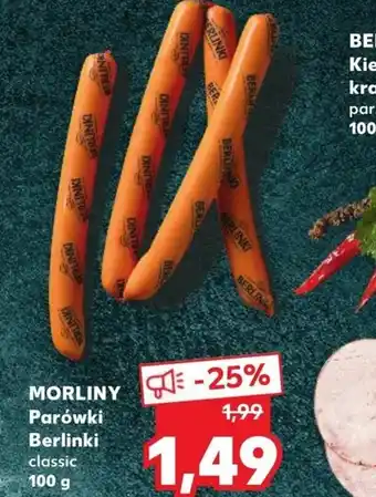 Kaufland Parówki Berlinki 100g oferta