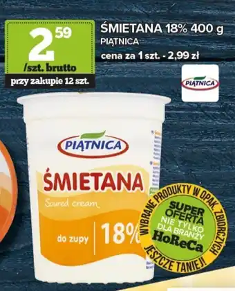 Topaz Śmietana 18% 400g oferta