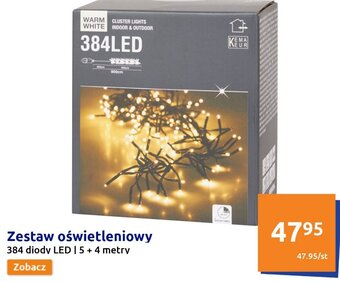 Action Zestaw oświetleniowy 384 diody LED / 5+4 metry oferta