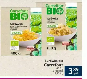 Carrefour Market Surówka z marchwią kurkumą i pieprzem cayenne 1 SZT 400 G oferta