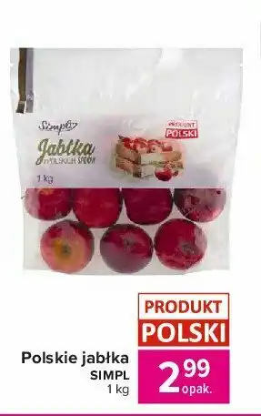 Carrefour Market Jabłka z polskich sadów 1 SZT 1 KG oferta