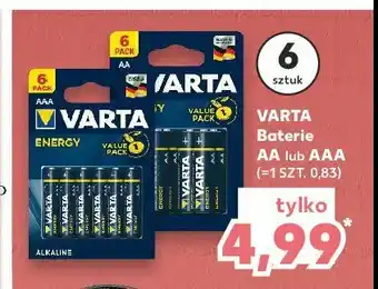 Kaufland Baterie alkaiczne lr06 1 OPAK 6 SZT oferta