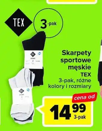 Skarpety męskie sportowe 1 OPAK 3 SZT