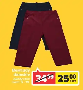 Carrefour Bermudy damskie rozm. s-xl 1 SZT oferta