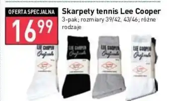 Stokrotka Lee Cooper Tenis skarpety 3-pac rozm. 39/42 43/46 oferta