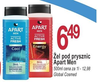E.Leclerc Żel pod prysznic energy apart men active fresh oferta