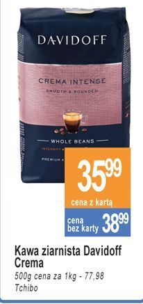 E.Leclerc Kawa davidoff cafe crema intense oferta