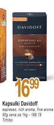 E.Leclerc Kawa davidoff cafe 57 espresso oferta