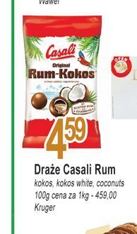 E.Leclerc Draże rum kokos biały casali oferta