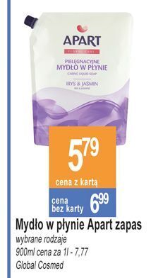 Mydło w płynie irys & jaśmin zapas apart floral care