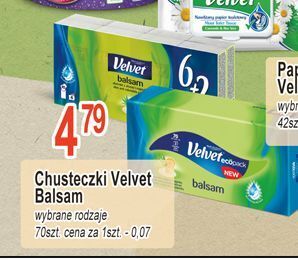 E.Leclerc Chusteczki higieniczne velvet balsam oferta