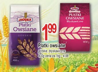 E.Leclerc Płatki owsiane górskie janex oferta