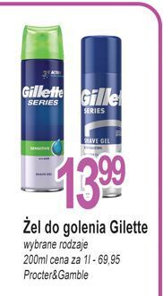 E.Leclerc Żel do golenia sensitive gillette series oferta