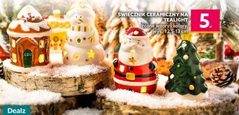 Dealz Świecznik ceramiczny na tealight oferta