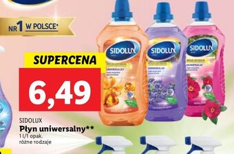 Lidl Płyn do mycia lawendowe pole sidolux uniwersalny oferta