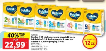 Lidl Mleko 3 bebiko junior oferta