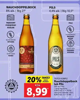 Lidl Piwo trzech kumpli rauchdoppelbock oferta