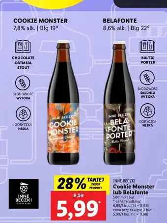 Lidl Piwo belafonte porter oferta