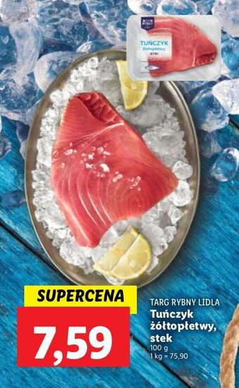 Lidl Tuńczyk żółtopłetwy targ rybny lidla oferta