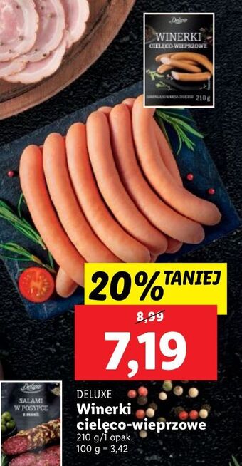 Lidl Winerki cielęco-wieprzowe deluxe oferta