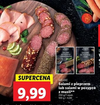 Lidl Salami w posypce z musli deluxe oferta