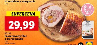 Lidl Filet faszerowany z piersi indyka deluxe oferta