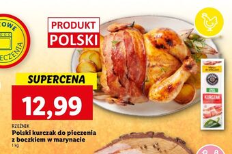 Lidl Kurczak z boczkiem w marynacie do pieczenia rzeźnik codzienna dostawa oferta