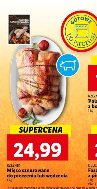 Lidl Mięso sznurowane do pieczenia lub wędzenia rzeźnik codzienna dostawa oferta