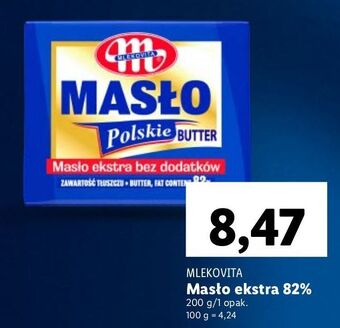 Lidl Masło ekstra mlekovita polskie oferta