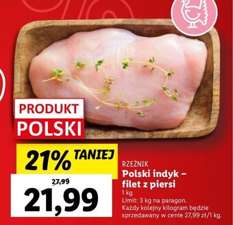 Lidl Filet z piersi indyka rzeźnik codzienna dostawa oferta