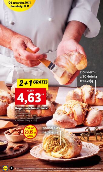Lidl Rogal świętomarciński oferta