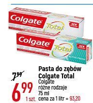 E.Leclerc Pasta do zębów active fresh colgate total oferta