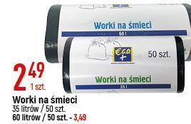 E.Leclerc Worki na śmieci 60 l eco+ oferta