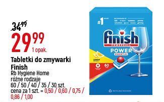 E.Leclerc Tabletki do zmywarek lemon finish power essential oferta