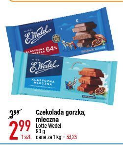 E.Leclerc Czekolada klasyczna mleczna e. wedel oferta