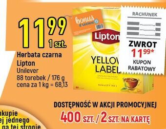 E.Leclerc Herbata lipton yellow label tea oferta
